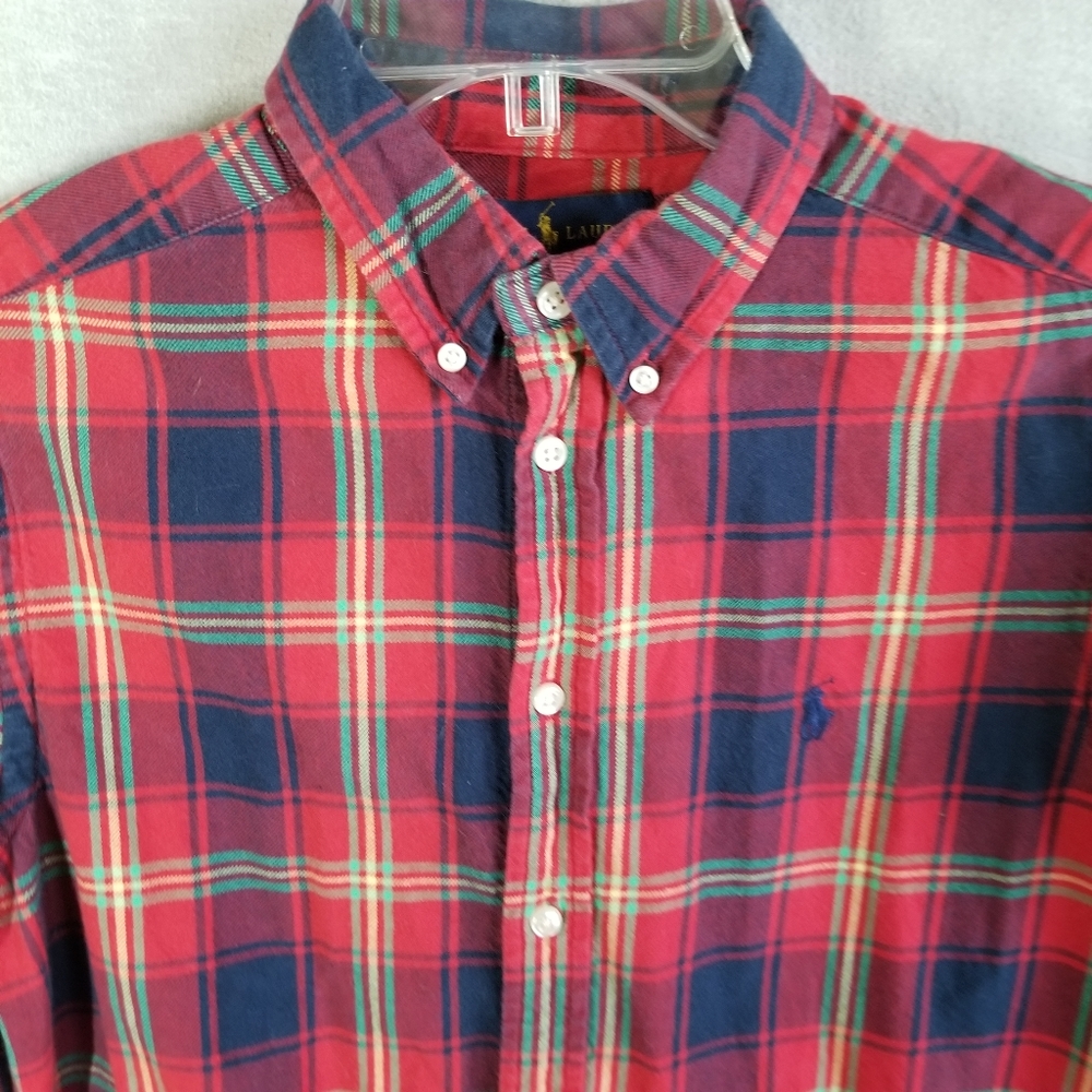 Ralph Lauren Shirt‎ Boys L (14-16) Multicolored Long Sleeve Button Down Kids